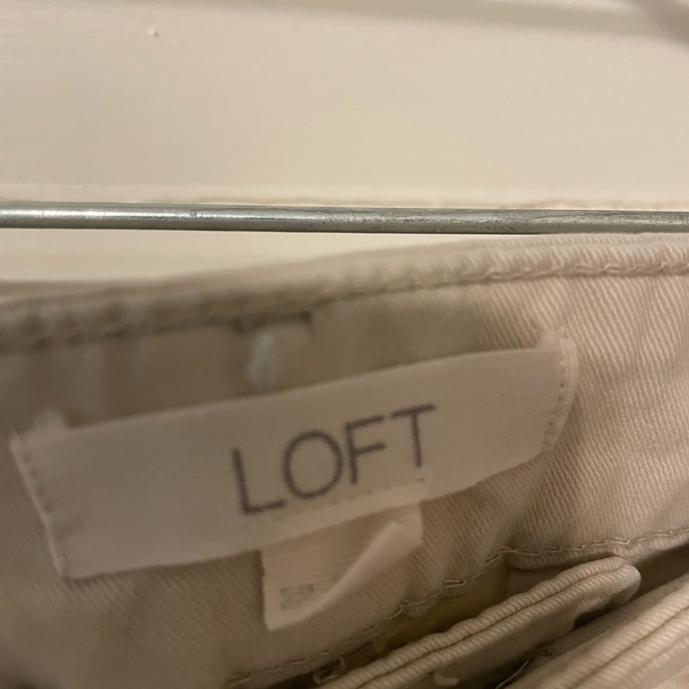 Loft Chino khaki pants- size 2 petite